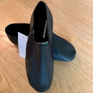 Girls Sancha Little Charlotte Black Jazz Dance Shoes M 4.5/5 NEW